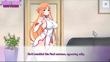 жена концентратор [хентай пародия игра PornPlay ] Ep.1 Asuna Porn Couch Casting - эта непослушная леди из искусства меча онлайн хочет быть порнозвездой