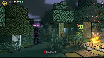 角質 [ パロディ エロ ゲーム ] Ep.11 minecraft のセクシーな生き物は、彼が彼らの猫を舐めるようにスティーブの顔に座るのが大好き