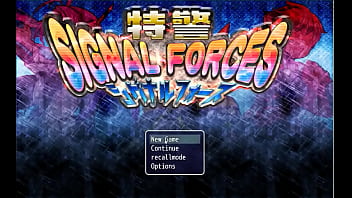 特殊警察信号部隊のエロかわいいヒロインたちの新作RPGエロゲーム動画
