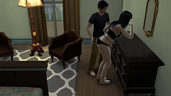 我慢できずに妊娠中の妻を犯し、医者の禁止を獲得した