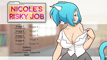 Nicole 冒险工作 [无尽游戏 PornPlay ] Ep.3 在凸轮上玩巨大的假阳具