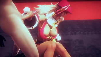 Genshin Impact Hentai - ヤンフェイの手コキとファック - 日本のアジアの漫画アニメ映画のポルノ
