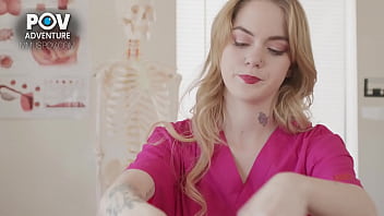 Real POV Adventure | Petite Blonde Nurse Sage Fox Needs To inspect Your Cock