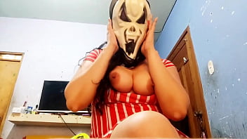 魔女の継母がハロウィーンパーティーのために義理の息子とセックス（本物）