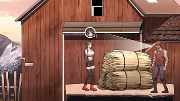 ダークサイドファンタジーの新しいエロゲームビデオで村の男性とセックスしているかわいい女性