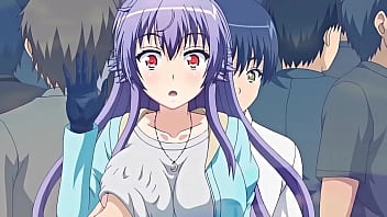 公衆エレベーターで犯された大学生の若い女性 - エロアニメ