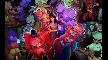 FNAF 夜总会 [无尽游戏 PornPlay] 第 5 集粗糙的钉住和可爱的大腿摩擦射液