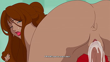 Milftoon ドラマ - ブルネットの熟女は娘のボーイフレンドとセックスします (ジャネットのシーン)
