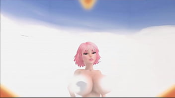 夏の欲求 [Hentai game PornPlay] Ep.7 ホット ステップ ママ 熟女は彼女の白いセクシーなナイト ガウンでベッドに私たちを招待しています。
