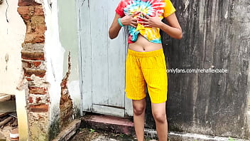 indian girl neha first time outdoor fuck with college boy