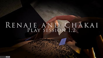 Renaie и Chakai играют в сессию 1.2, минет, полный