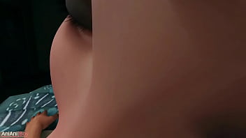 ハメ撮りでの巨乳熟女キャスの手コキ