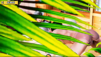 変態 3D - 超美人メイドが上司とセックスする