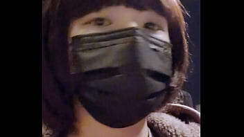 【伪娘】帮姊妹口交，把浓稠的精液射在大腿上 再把丝袜穿上