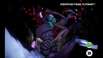 FNAF [風俗ゲーム] Ep.17 の女の子がサンタドレス姿でとてもセクシー
