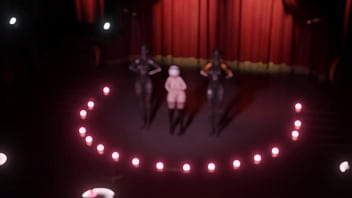 双子が 2B とのセックス ショーを上演