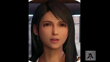 AI ティファ ファック バイブレーターとイマラチオ ディルド