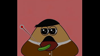 太った病気のクソ野郎はきゅうりを食べるのが大好き