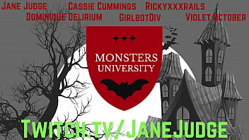 Monsters University Episódio 5 6 com Jane Judge, Dominique Delerium, Girlbot Div, Cassie Cummings, Violet October e RickyxxxRails