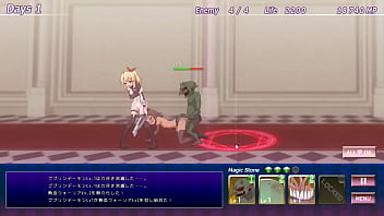 在 Raspberyl 的城堡 2 新的无尽游戏视频中与绿色男人发生性关系的可爱女士