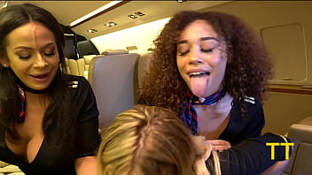 Teddy Gets a Triple Bj on a PJ - Private JET Blow Job - Emma Bug Willow Ryder Kiki Klout - TT S1E6
