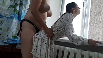 I get fucked by my neighbor while my girlfriend is at work - Girls fly orgasm