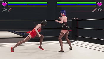 Новый костюм в хентай файтинге【RUMBLE BLAZING】