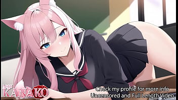 [ASMR オーディオ & ビデオ] SEX ED クラスのために残っておく必要があります。勉強を手伝ってくれませんか。一緒に練習する人が必要です。.... セクシー キャットガール オーディオ