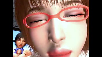 2 人の巨乳生徒と教師の三人組 - エロ 3d 82