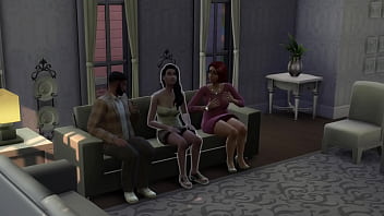 The Sims 4 - 新しい家族を紹介します。乱交パーティー