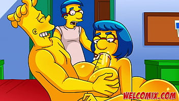 バーティが友人の母親とセックス - ザ・シンプトゥーン シンプソンズのポルノ