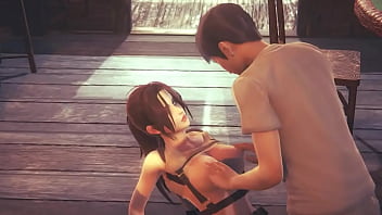 勞拉克勞馥 (Lara Croft) 角色扮演無盡與新動畫無盡漫畫視頻中的男人發生性關係