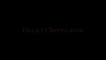 Cherry English Diaper Butt Plug Fun