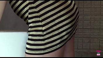 彼が彼女をバスルームに連れて行く前に、彼女の細い足が彼の怒りを強く掴みます。