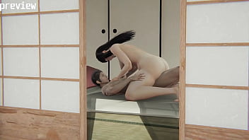 雏田做好了一切准备 l 3D 未经审查的火影忍者