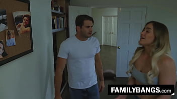 FamilyBangs.com ⭐ オーバープロテクターの義理の兄弟が彼の悪いギャル姉妹をハンマーで攻撃、ネイサン・ブロンソン、ケンジー・マディソン