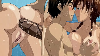 公衆シャワーでファック！ — 無修正エロアニメ [SUB ENG] [独占]