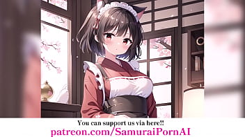 【アニメ】和風メイドセックス