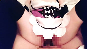 【素人ハメ撮り】メイド（レム）コスプレのセフレと中出しセックス