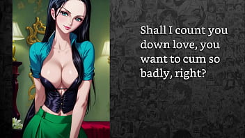 [FayGrey] [ニコ・ロビンとウルティがグッドボーイ・トレーニングのためにチームを組む] (Joi Cei Edging Sounding Bdsm Cbt Ballbustin Femdom Encouragement Polite domination)