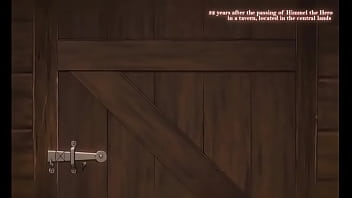 シダがおっぱいの間でオナニー
