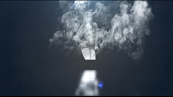 ペニスを受け入れる準備ができて、お尻を突き出して彼女の熱いマンコを見せびらかします