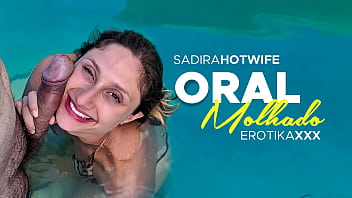 Sadira Hotwife и Gozador 19 - камшот в бассейне Boate Lux - Cachoeirinha - трейлер