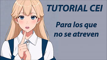 精液を少しずつ摂取するCEIチュートリアル。スペイン語で。