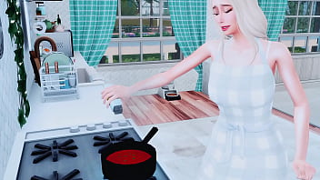 義母が義理の息子と浮気して夫を寝取る（SIMS 4 アニメ ヘンタイ SFM）