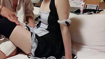素人 エロいメイドとエロい事しまくる フェラ クンニ 手マン 中出し