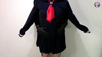 セーラー服と潮噴関銃　フル　2連発ぶっかけ　すんごいの出た