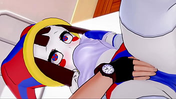 ポムニ (The Amazing Digital Circus) はスポーツ服を着て保健室でセックスしたいと考えています (無修正)