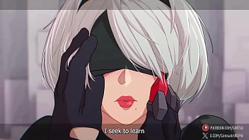 2B дает особый урок Адаму ?[Гинцу]