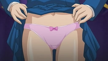 女子高生が片思いの相手にパンティーを見せる - 無修正変態動画 [字幕付き]